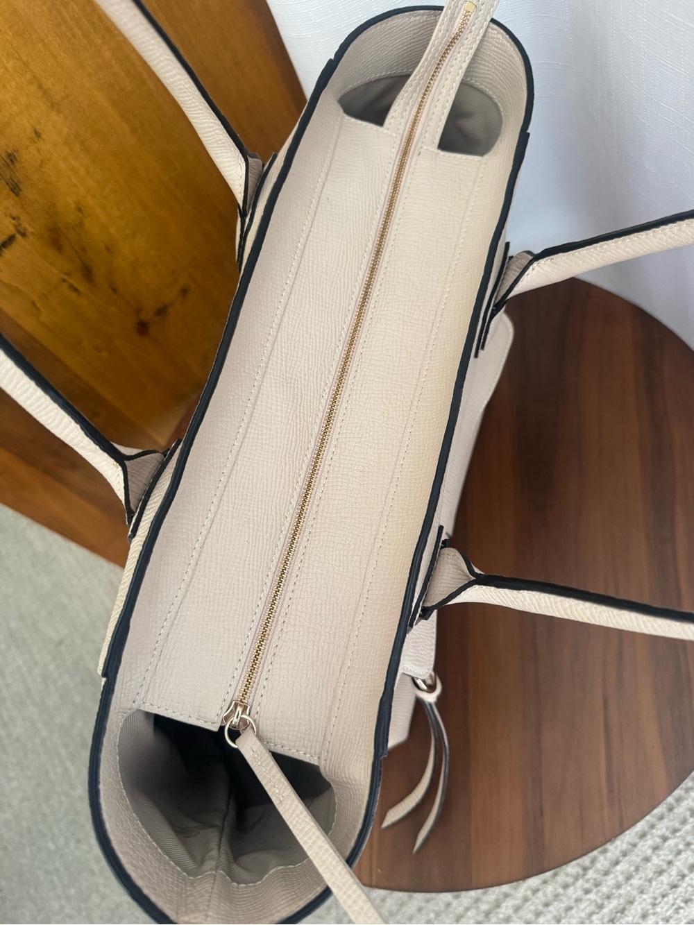 Longchamp Mailbox Leather Tote Chalk - Picture 11 of 13